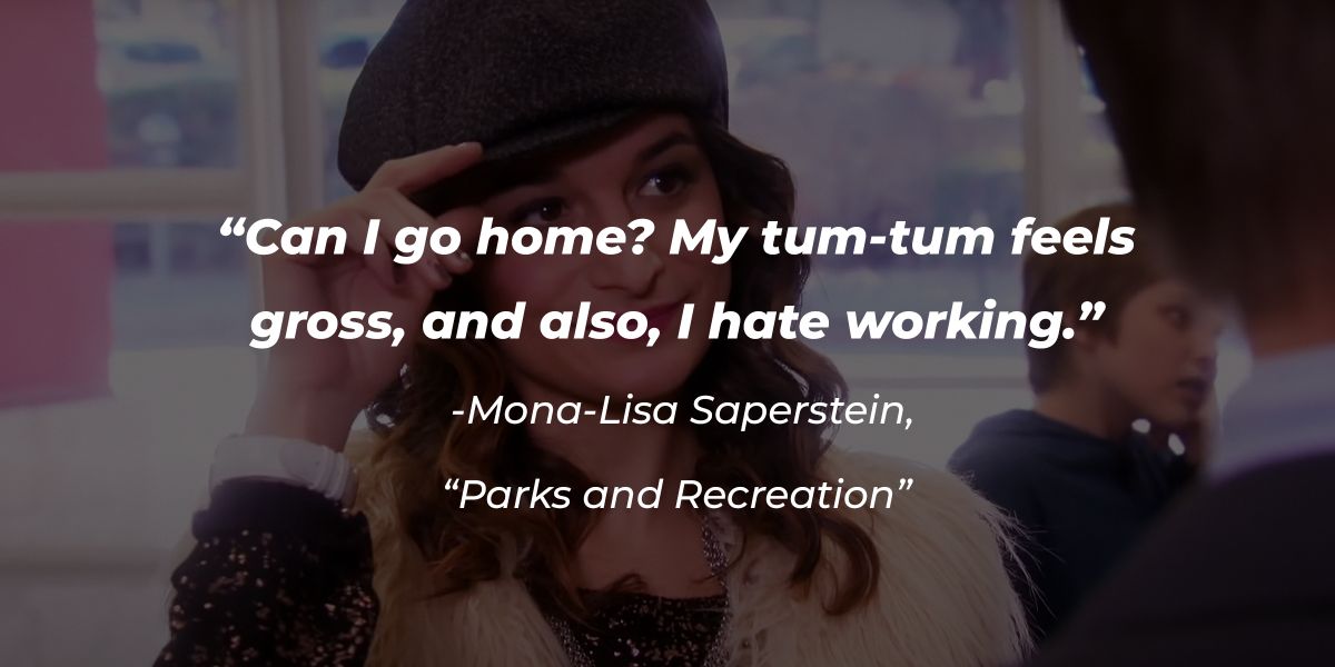 Mona Lisa Saperstein Quotes From Parks And Recreation A Look