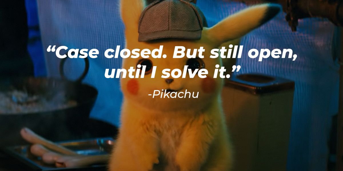 39 Pikachu Quotes from Pokemon Detective Talking to a Human